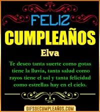 GIF Frases de Cumpleaños Elva